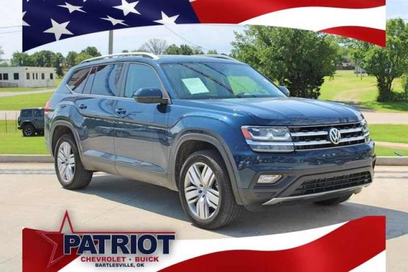 2019 Volkswagen Atlas Blue, 8K miles Blue 2019 Volkswagen Atlas Car